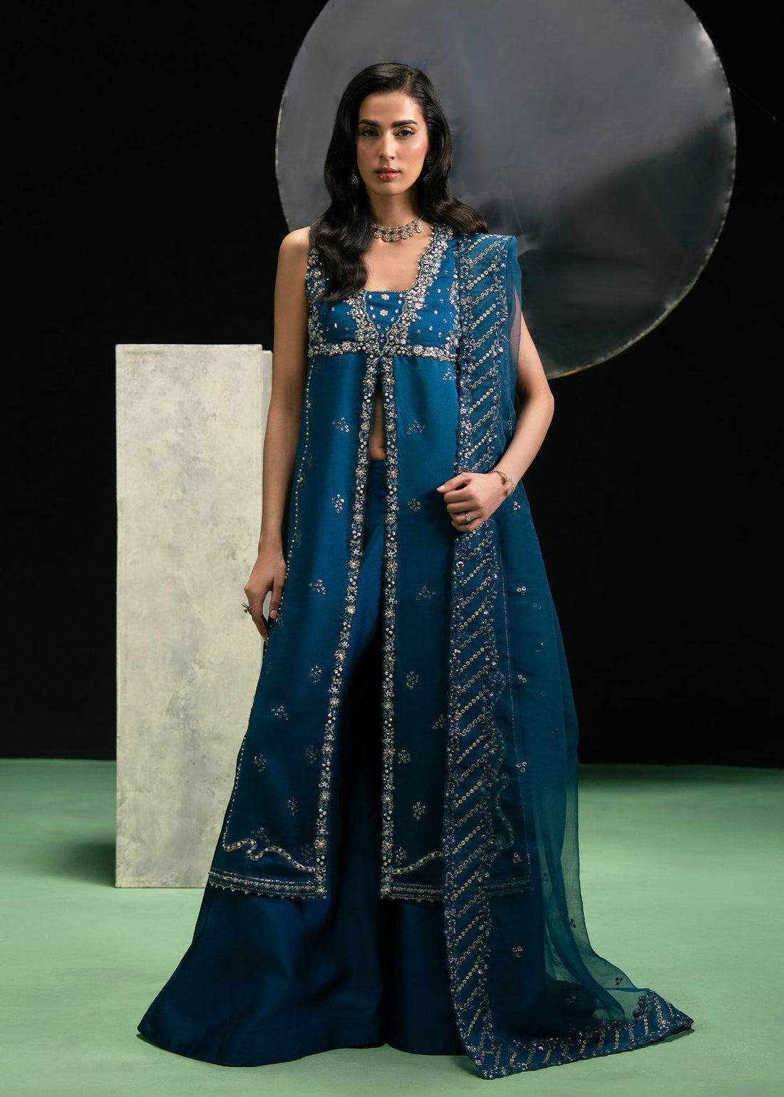 Dastoor | Leia Luxury Pret 26 | Azzure - by Libasekhas UK - Registered Vendor of : Dastoor - 100% Original Designer Dress