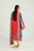 Akbar Aslam | Silk Pret | Coral - by Libasekhas UK - Registered Vendor of : Akbar Aslam - 100% Original Designer Dress