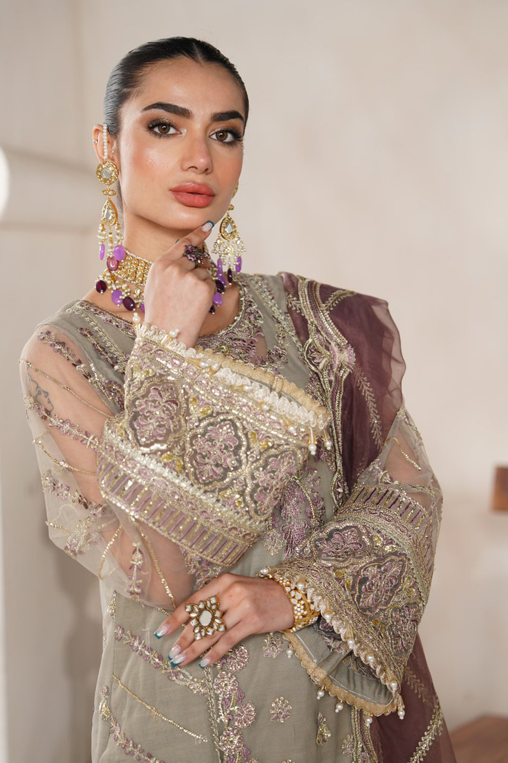 Avyana | Nazeen Festive Edit | Inara - by - Libasekhas UK - Registered Vendor of : Avyana - 100% Original Designer Dresss