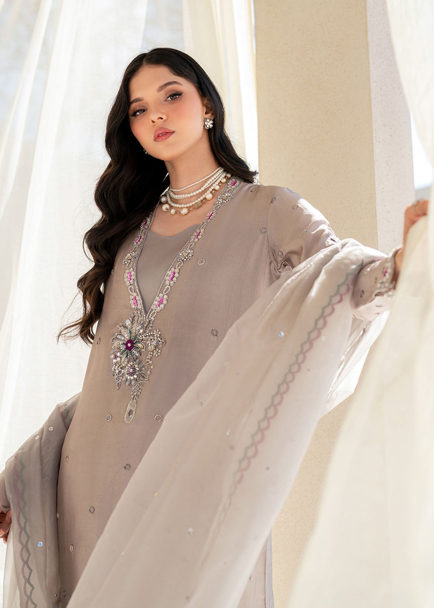Dastoor | Maahi Luxury Pret 25 | Eris - by - Libasekhas UK - Registered Vendor of : Dastoor - 100% Original Designer Dresss