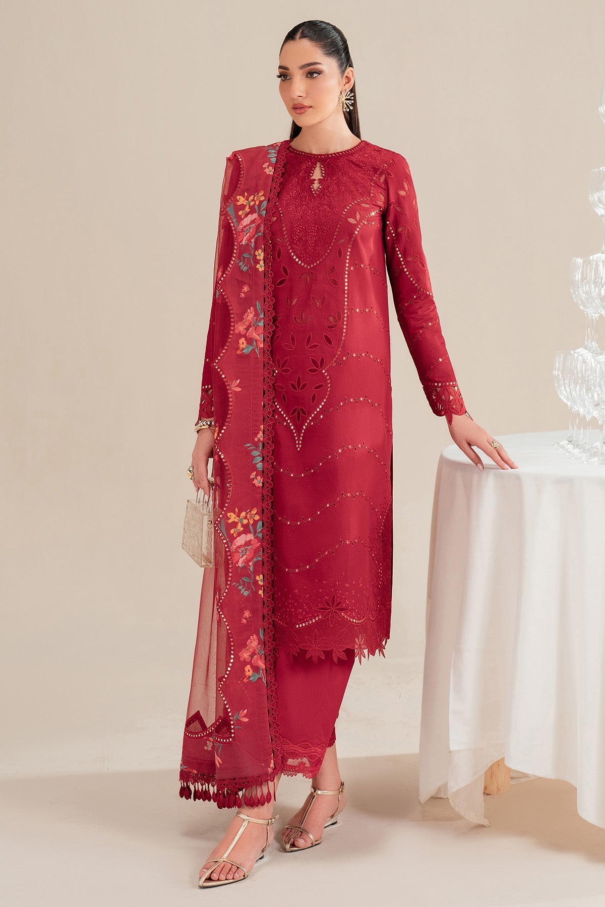 Jazmin | Iris Luxury Lawn 25 | IL'25-D03 - by - Libasekhas UK - Registered Vendor of : Jazmin - 100% Original Designer Dresss