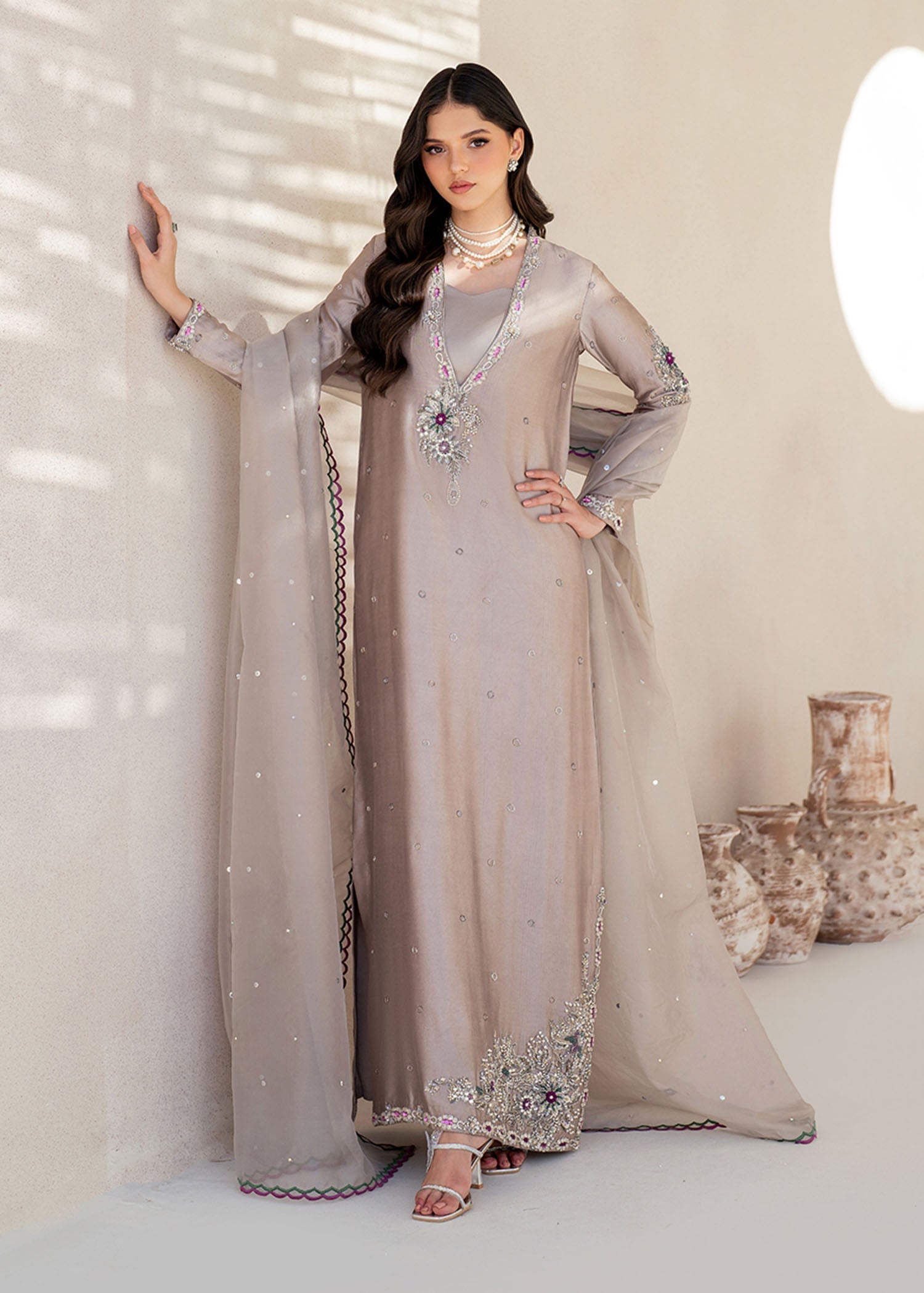 Dastoor | Maahi Luxury Pret 25 | Eris - by - Libasekhas UK - Registered Vendor of : Dastoor - 100% Original Designer Dresss
