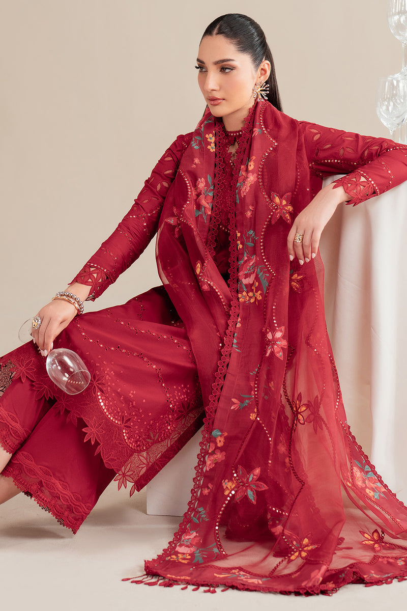 Jazmin | Iris Luxury Lawn 25 | IL'25-D03 - by - Libasekhas UK - Registered Vendor of : Jazmin - 100% Original Designer Dresss
