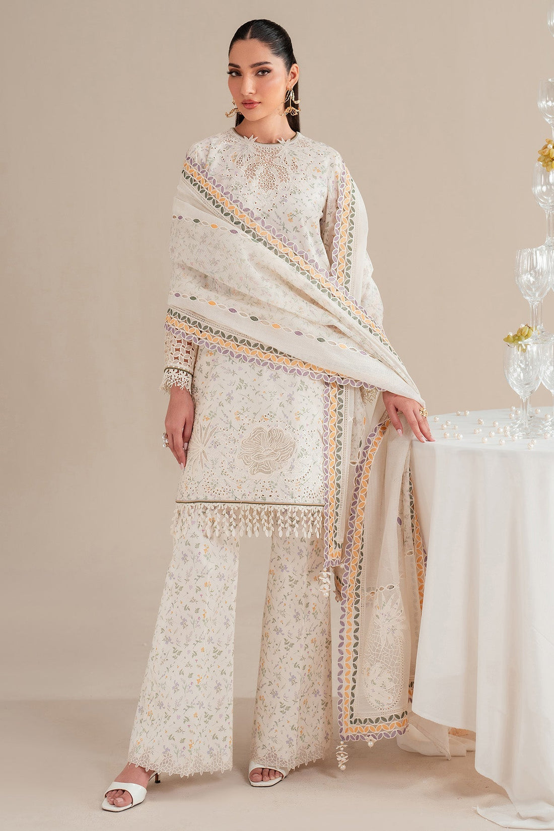 Jazmin | Iris Luxury Lawn 25 | IL'25-D09 - by - Libasekhas UK - Registered Vendor of : Jazmin - 100% Original Designer Dresss