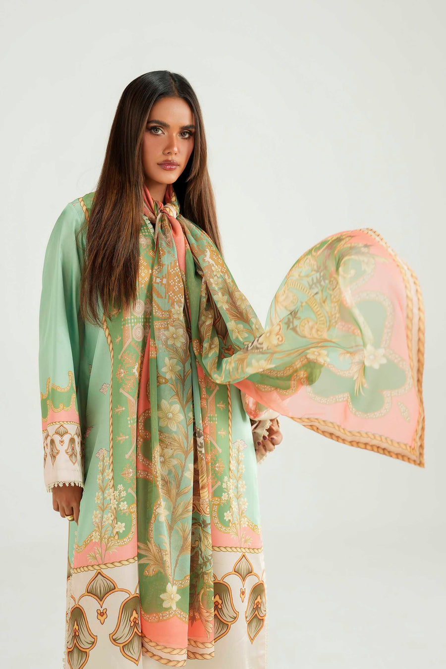 Akbar Aslam | Silk Pret | Zinnia - by Libasekhas UK - Registered Vendor of : Akbar Aslam - 100% Original Designer Dress