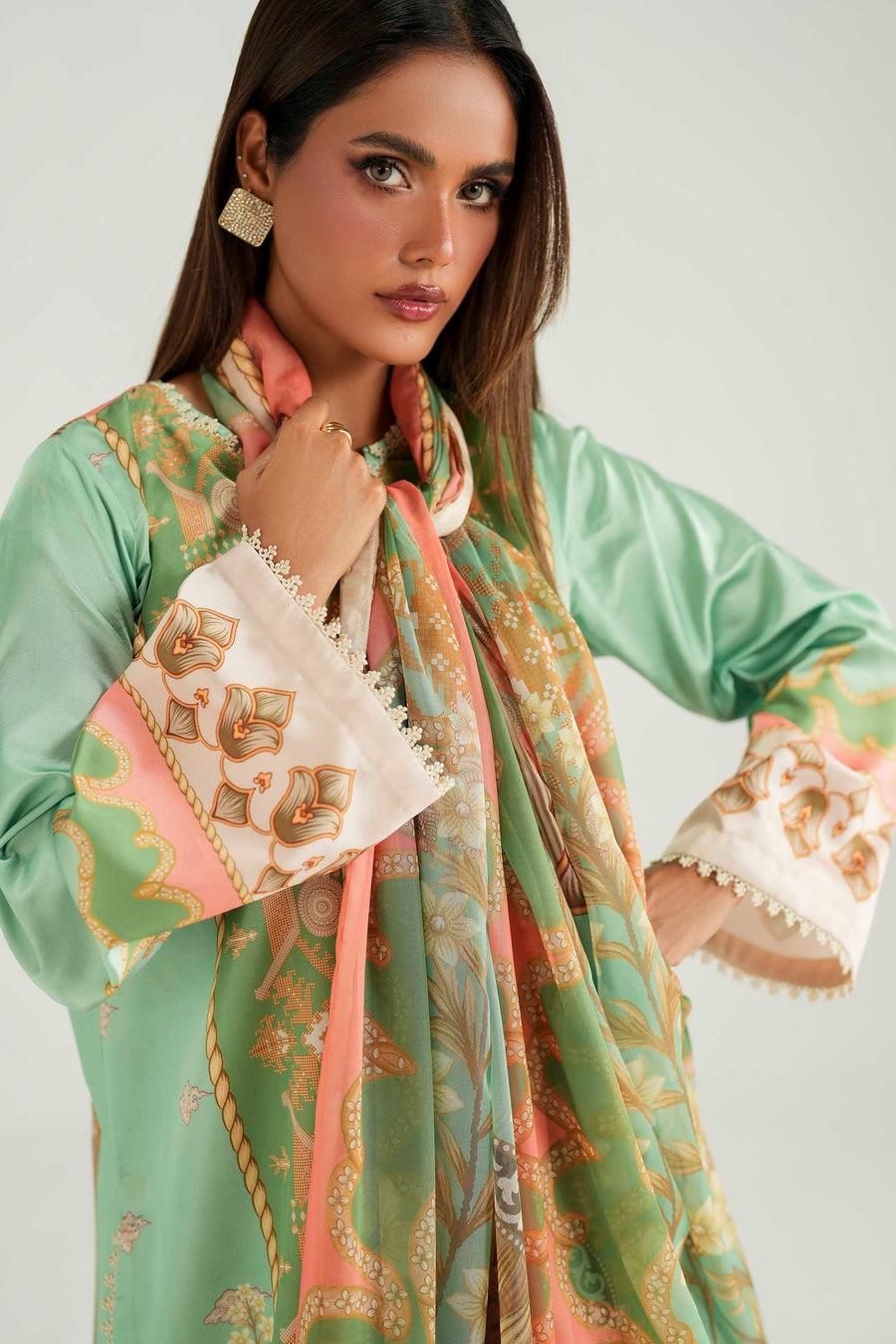 Akbar Aslam | Silk Pret | Zinnia - by Libasekhas UK - Registered Vendor of : Akbar Aslam - 100% Original Designer Dress