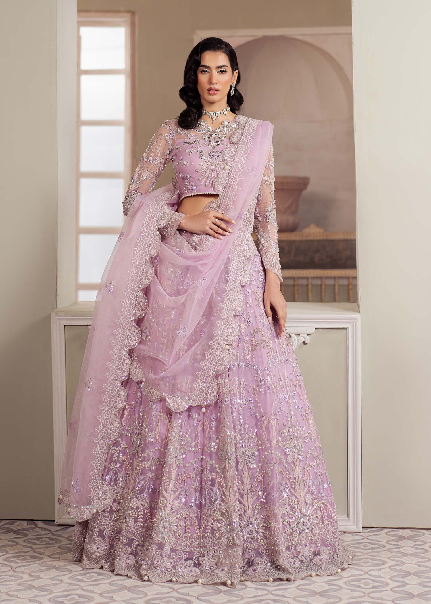 Dastoor | Airah Festive 25 | Lustre - by - Libasekhas UK - Registered Vendor of : Dastoor - 100% Original Designer Dresss