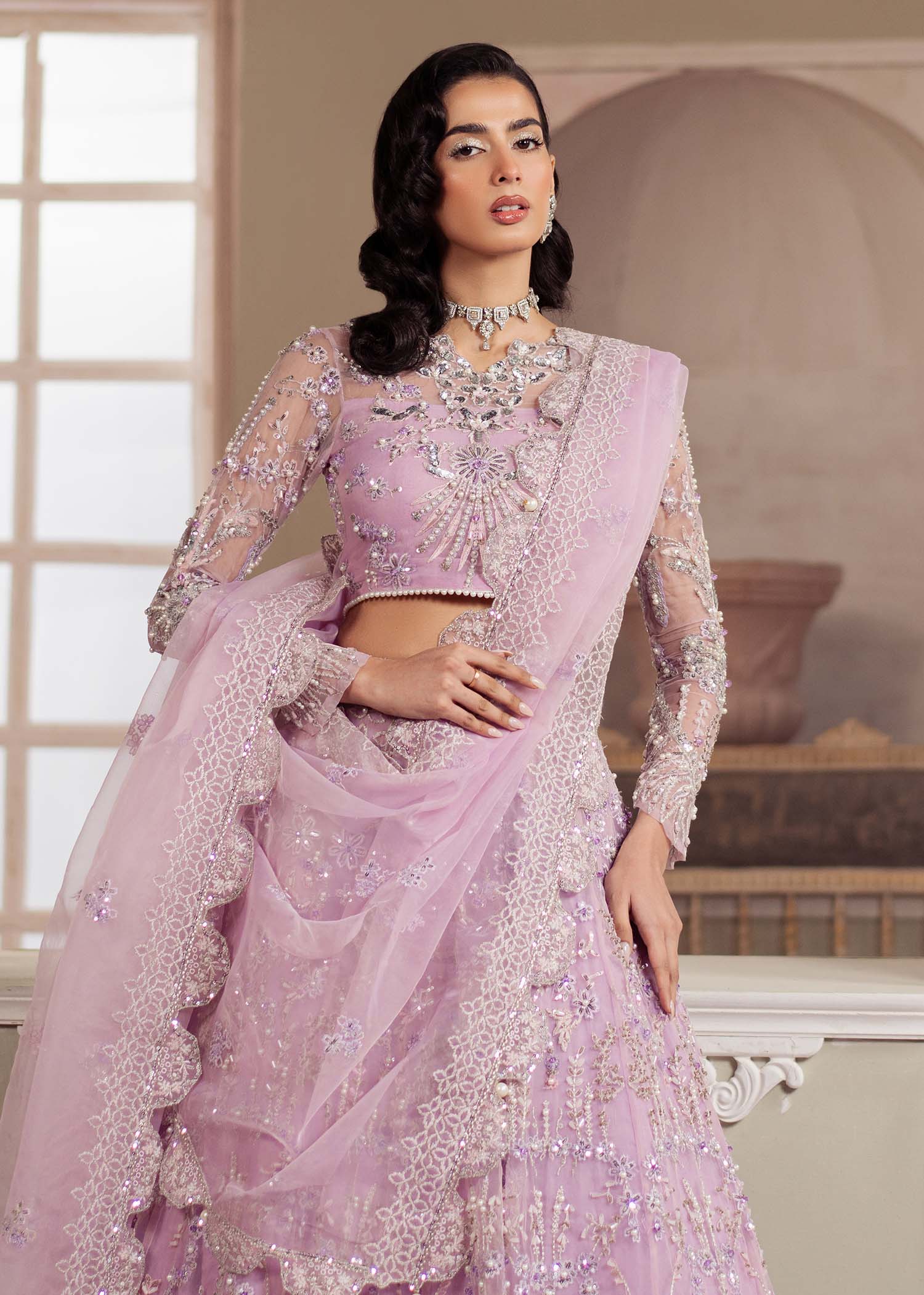 Dastoor | Airah Festive 25 | Lustre - by - Libasekhas UK - Registered Vendor of : Dastoor - 100% Original Designer Dresss