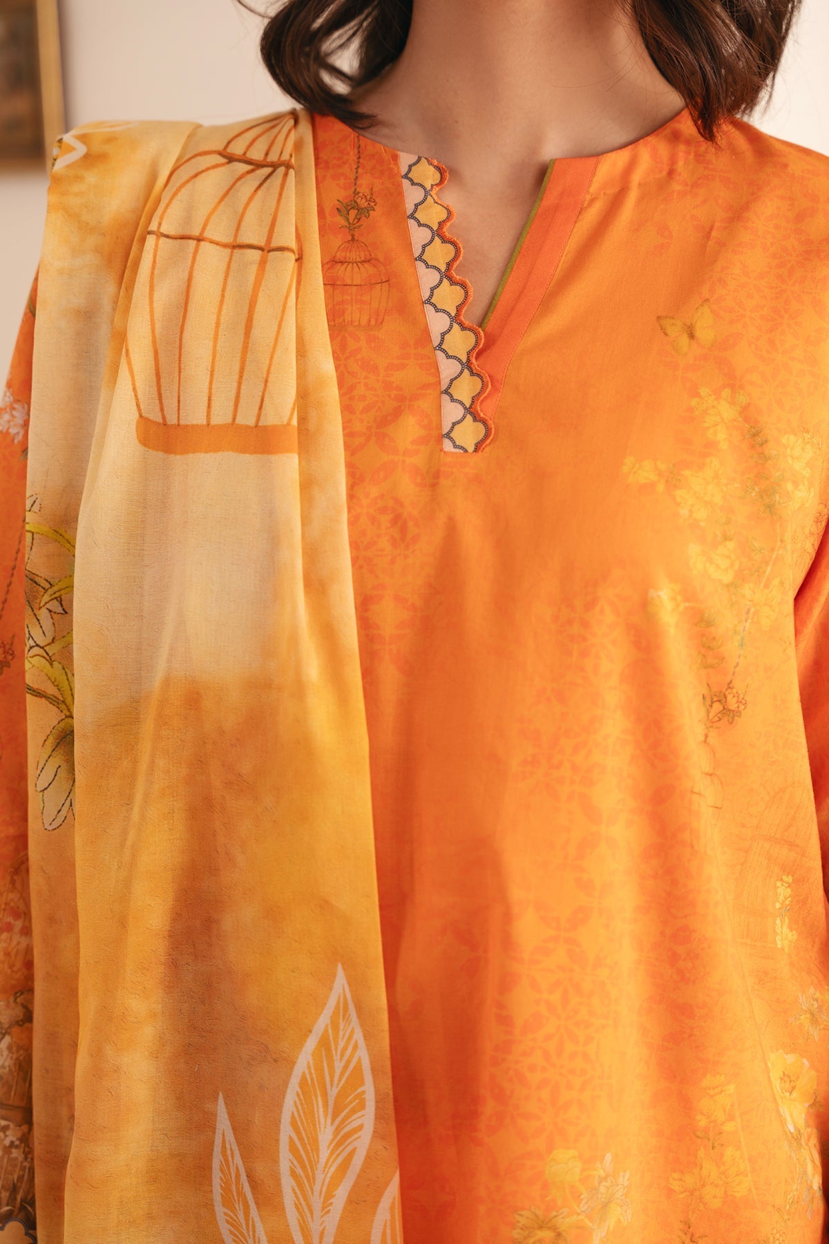 Sahar | Selene 25 | Sunset Garden - by - Libasekhas UK - Registered Vendor of : Sahar - 100% Original Designer Dresss