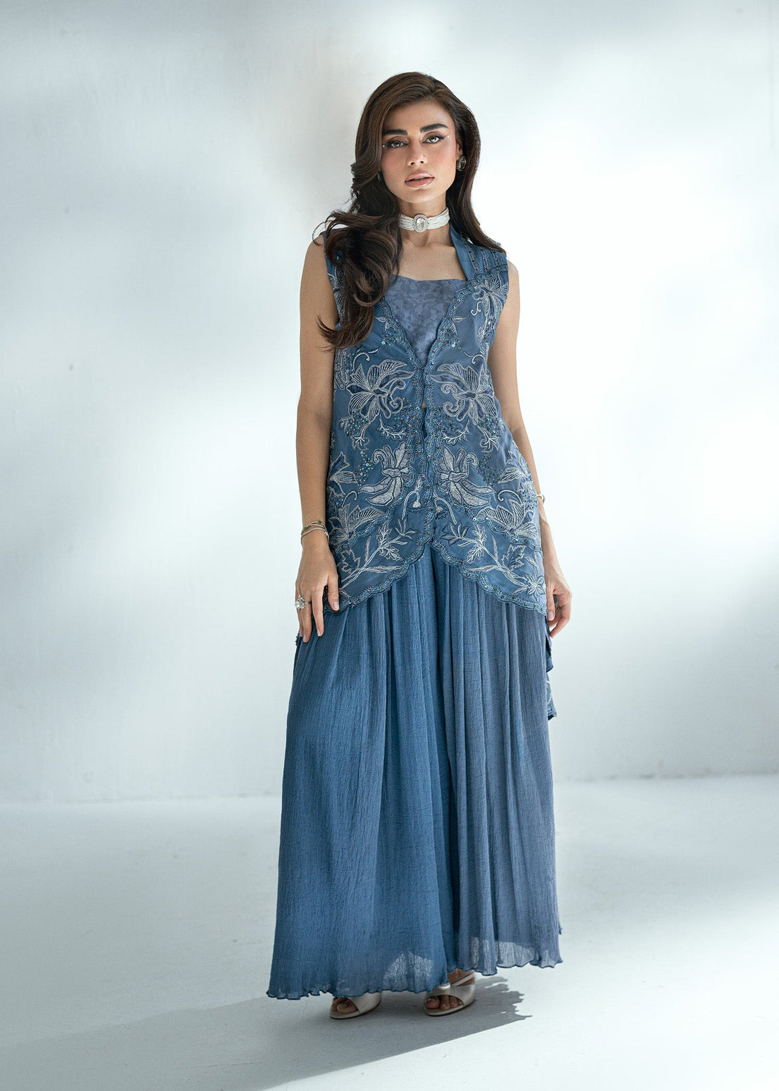 Umsha | Soiree De Rose | Soft Spell - by Libasekhas UK - Registered Vendor of : Umsha - 100% Original Designer Dress
