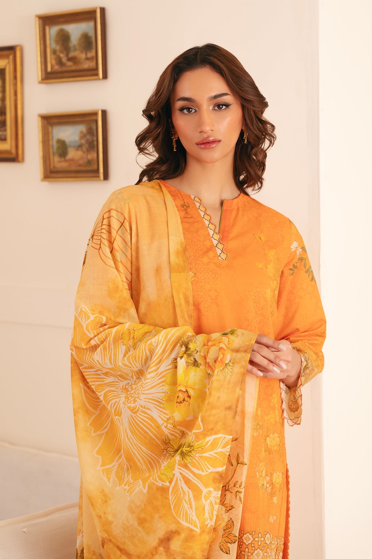 Sahar | Selene 25 | Sunset Garden - by - Libasekhas UK - Registered Vendor of : Sahar - 100% Original Designer Dresss