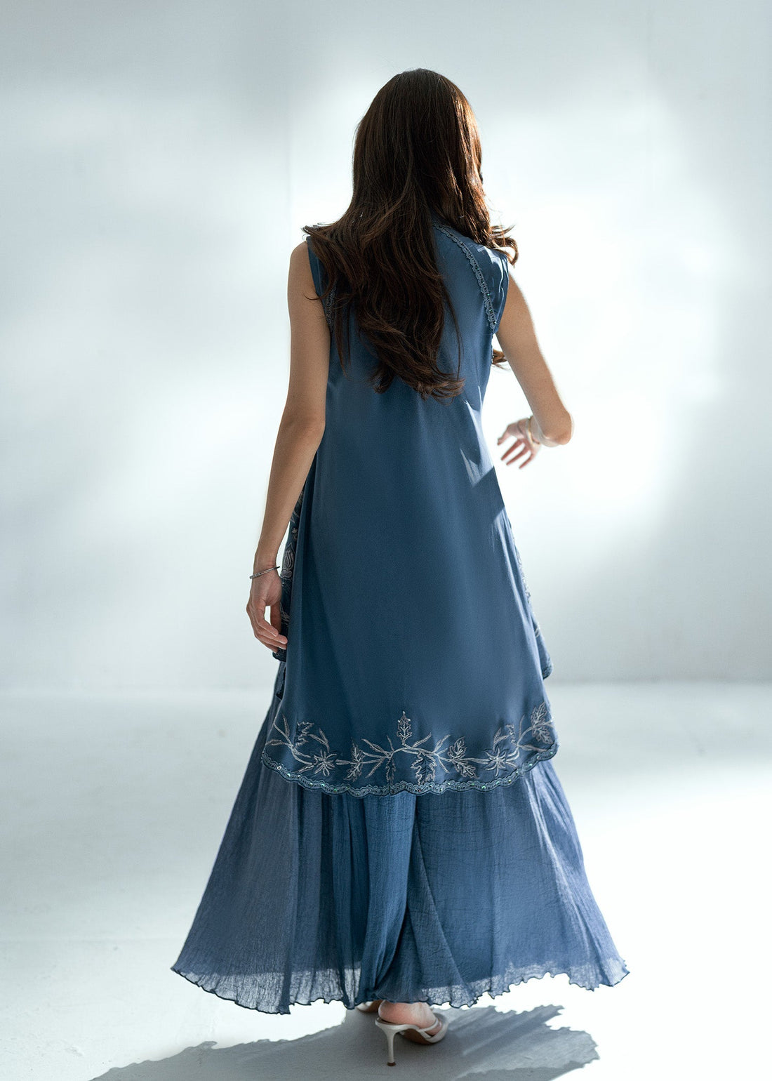 Umsha | Soiree De Rose | Soft Spell - by Libasekhas UK - Registered Vendor of : Umsha - 100% Original Designer Dress