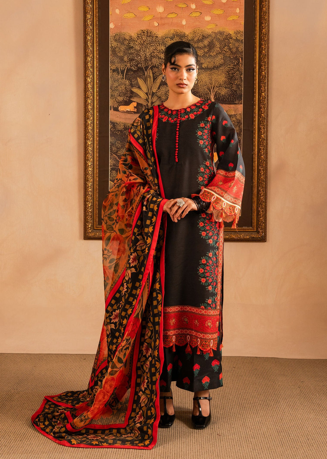 Maria Osama Khan | Retro Lawn 25 | Raila - by - Libasekhas UK - Registered Vendor of : Maria Osama Khan - 100% Original Designer Dresss