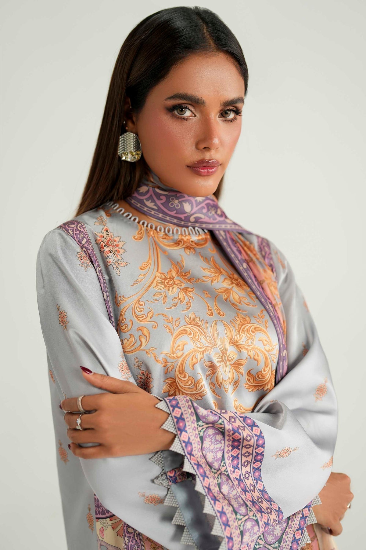 Akbar Aslam | Silk Pret | Noura - by Libasekhas UK - Registered Vendor of : Akbar Aslam - 100% Original Designer Dress