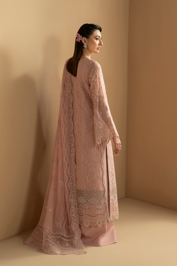 Lavish Premium | Purkashish Formals | Blush Rose - by Libasekhas UK - Registered Vendor of : Lavish Premium - 100% Original Designer Dress