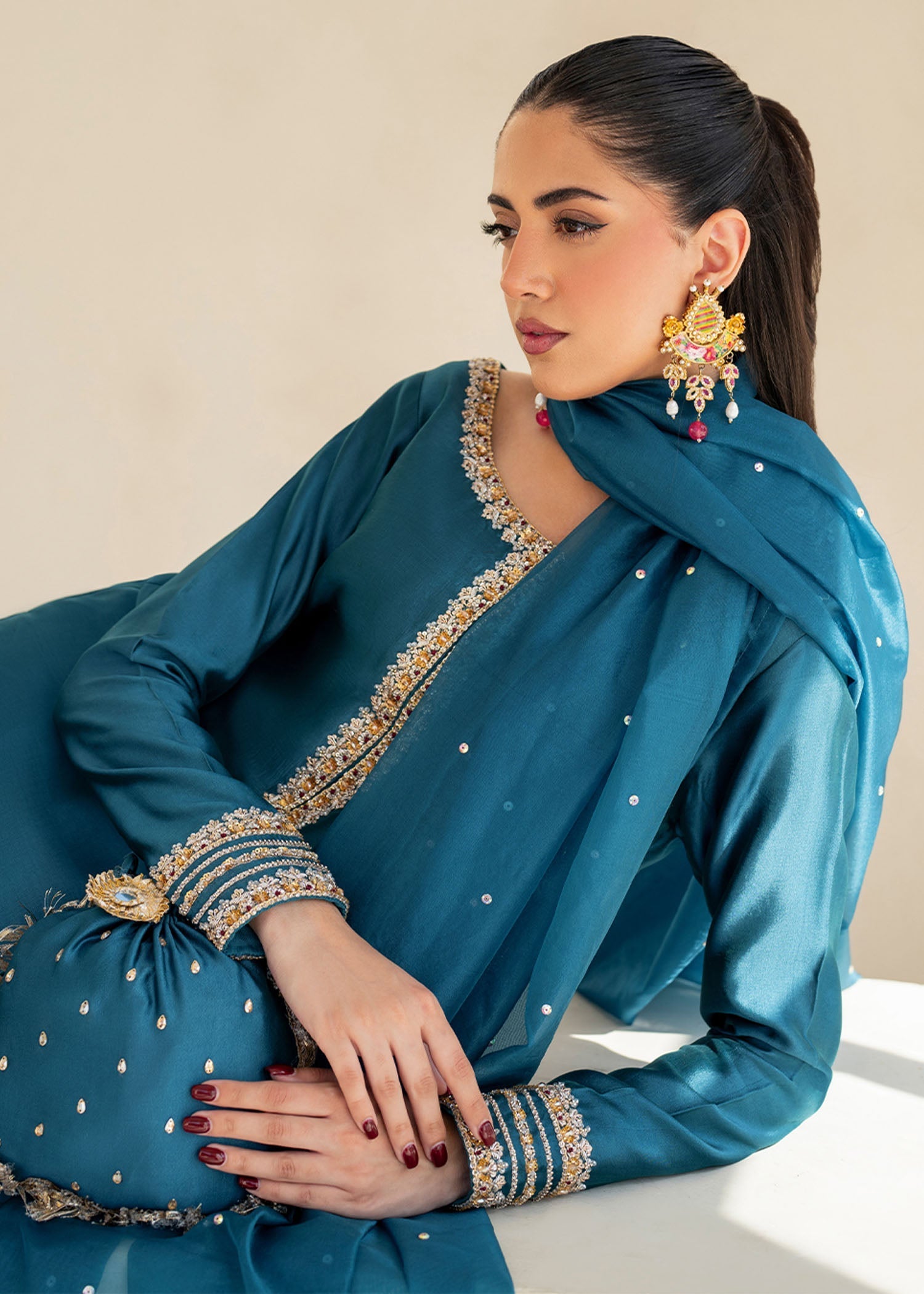 Dastoor | Maahi Luxury Pret 25 | ELISA - by - Libasekhas UK - Registered Vendor of : Dastoor - 100% Original Designer Dresss