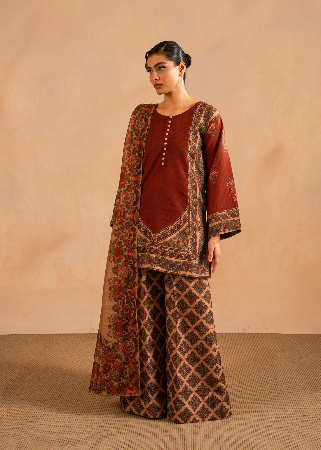 Maria Osama Khan | Retro Lawn 25 | Berra - by - Libasekhas UK - Registered Vendor of : Maria Osama Khan - 100% Original Designer Dresss