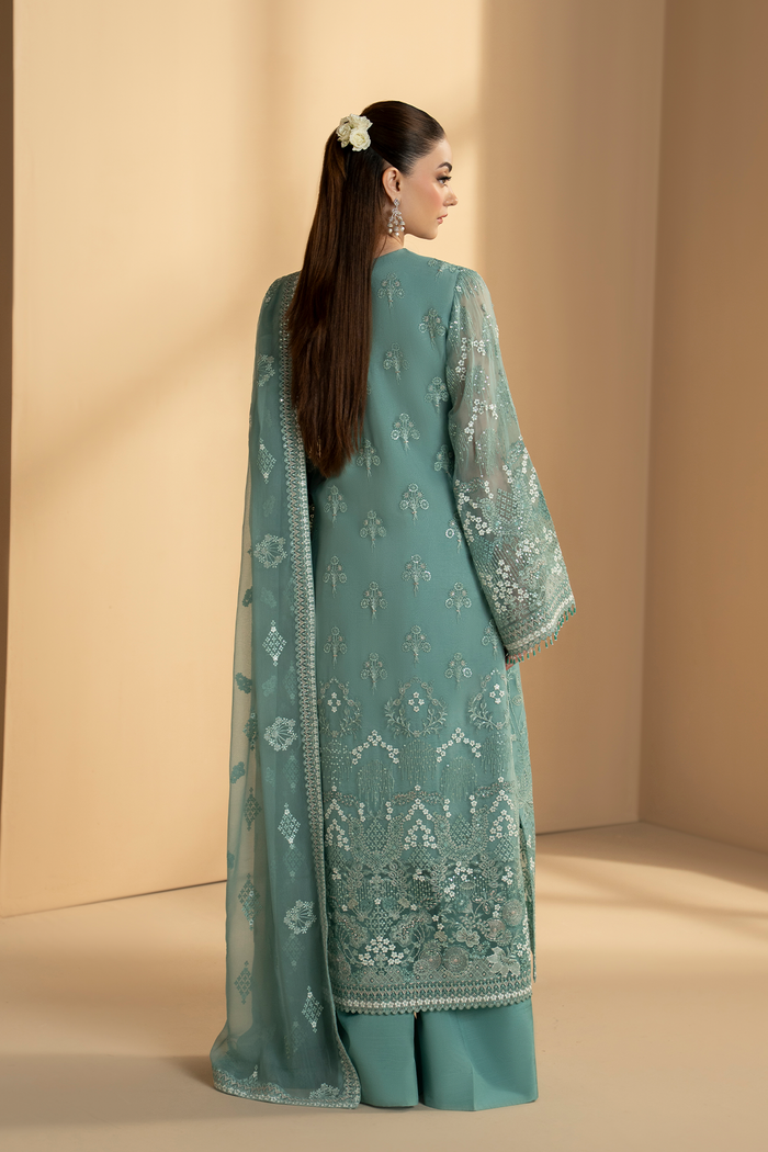 Lavish Premium | Purkashish Formals | Aqua Mist - by Libasekhas UK - Registered Vendor of : Lavish Premium - 100% Original Designer Dress