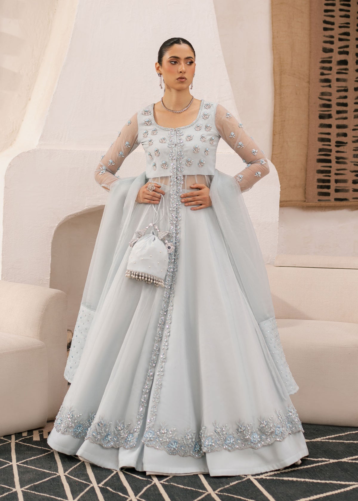 Dastoor | Rania Luxury Pret 25 | Mayal - by - Libasekhas UK - Registered Vendor of : Dastoor - 100% Original Designer Dresss