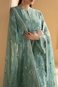 Lavish Premium | Purkashish Formals | Aqua Mist - by Libasekhas UK - Registered Vendor of : Lavish Premium - 100% Original Designer Dress