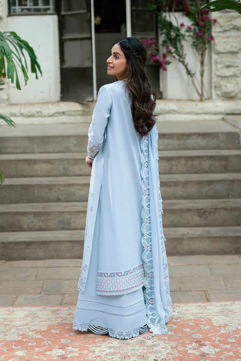 Qalamkar | Luxury Lawn Eid Edit | SB-04 Zarish - by - Libasekhas UK - Registered Vendor of : Qalamkar - 100% Original Designer Dresss