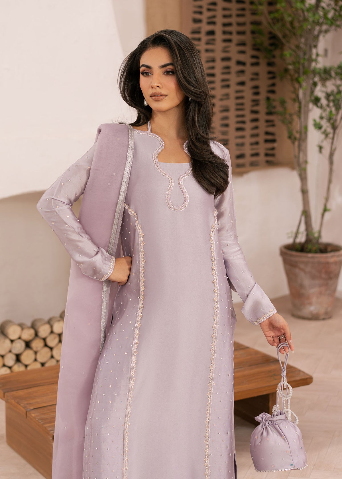 Dastoor | Rania Luxury Pret 25 | Aster - by - Libasekhas UK - Registered Vendor of : Dastoor - 100% Original Designer Dresss