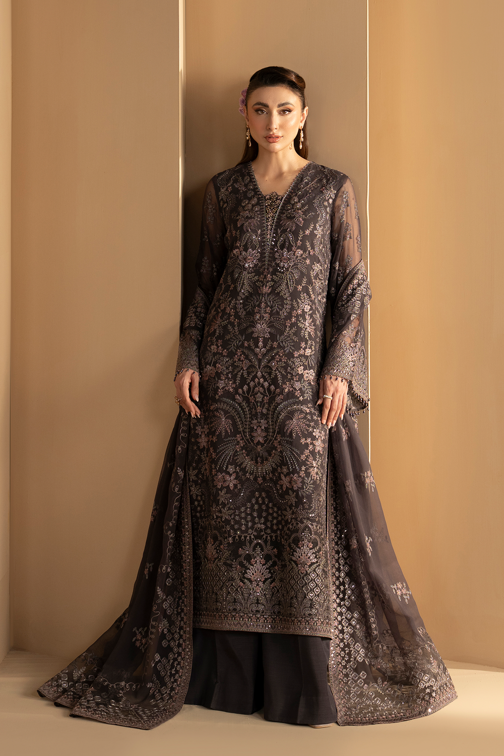 Lavish Premium | Purkashish Formals | Coco Noir - by Libasekhas UK - Registered Vendor of : Lavish Premium - 100% Original Designer Dress