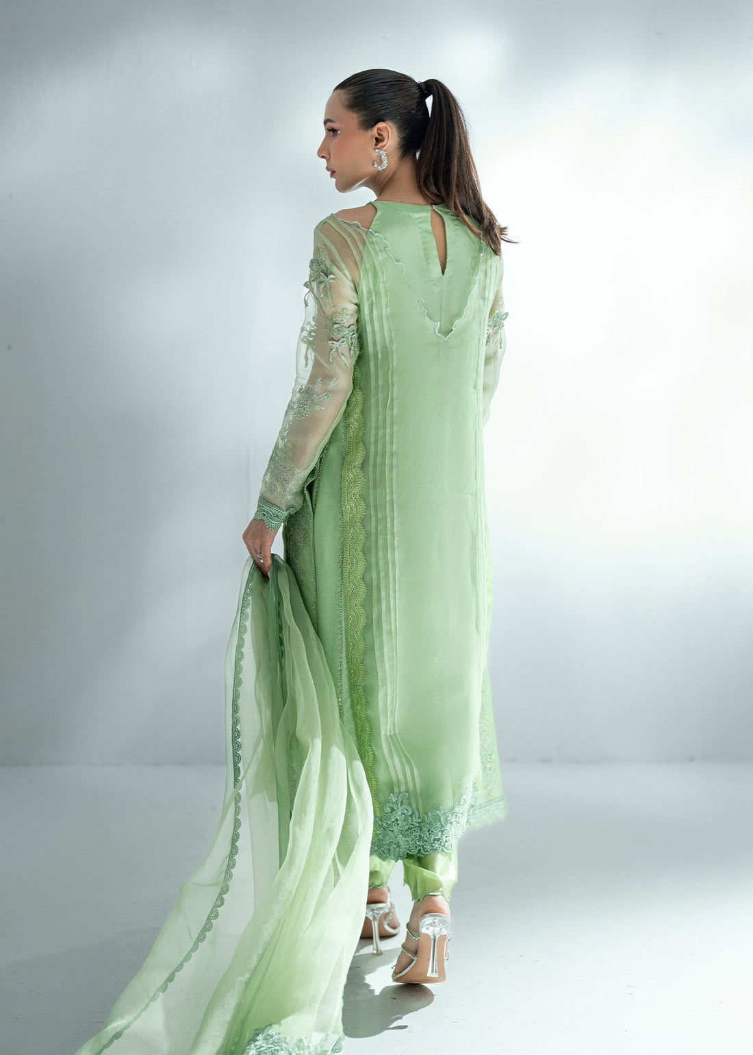 Umsha | Soiree De Rose | Twilight Garden - by Libasekhas UK - Registered Vendor of : Umsha - 100% Original Designer Dress