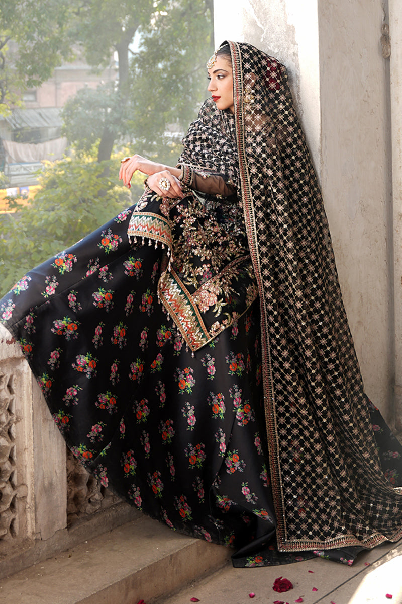 Maryams | Zeenat Luxury Formals | Forest Glow - Z-08 - by - Libasekhas UK - Registered Vendor of : Maryams - 100% Original Designer Dresss