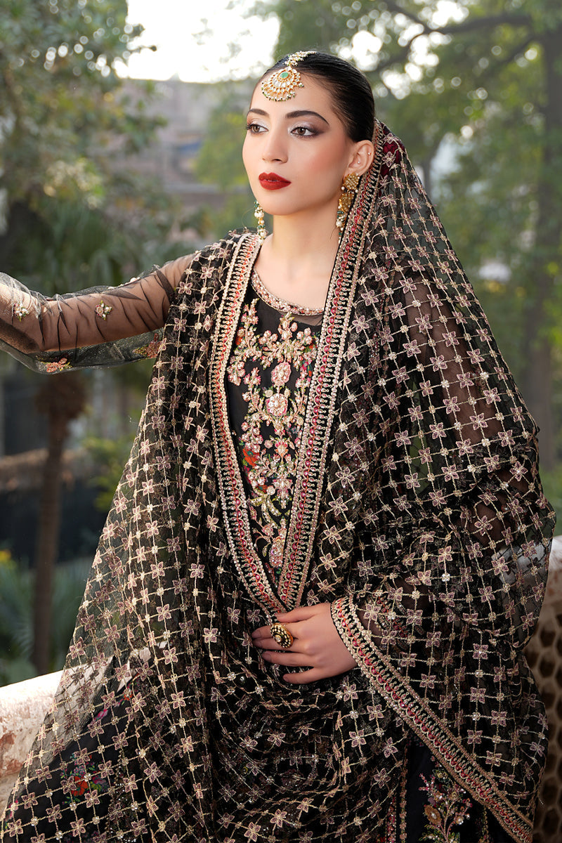 Maryams | Zeenat Luxury Formals | Forest Glow - Z-08 - by - Libasekhas UK - Registered Vendor of : Maryams - 100% Original Designer Dresss