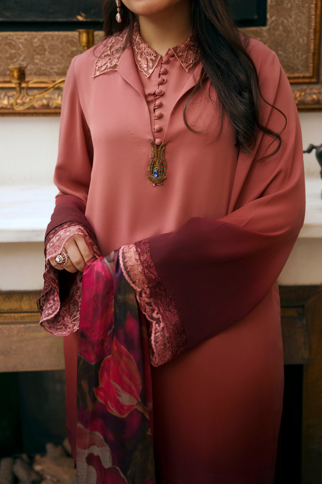 Nilofer Shahid | Saheliyan | Fizza - by Libasekhas - Registered Vendor of : Nilofer Shahid - 100% Original Designer Dress