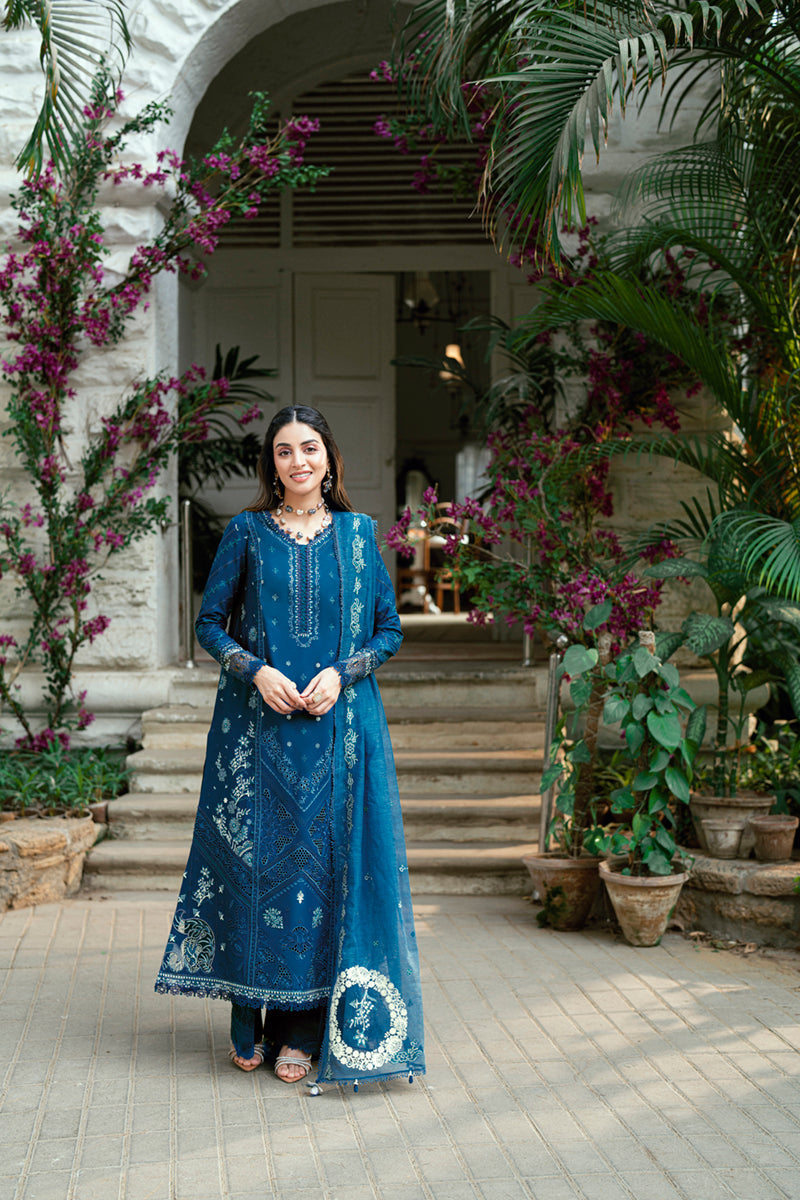 Qalamkar | Luxury Lawn Eid Edit | SB-11 Noray - by - Libasekhas UK - Registered Vendor of : Qalamkar - 100% Original Designer Dresss