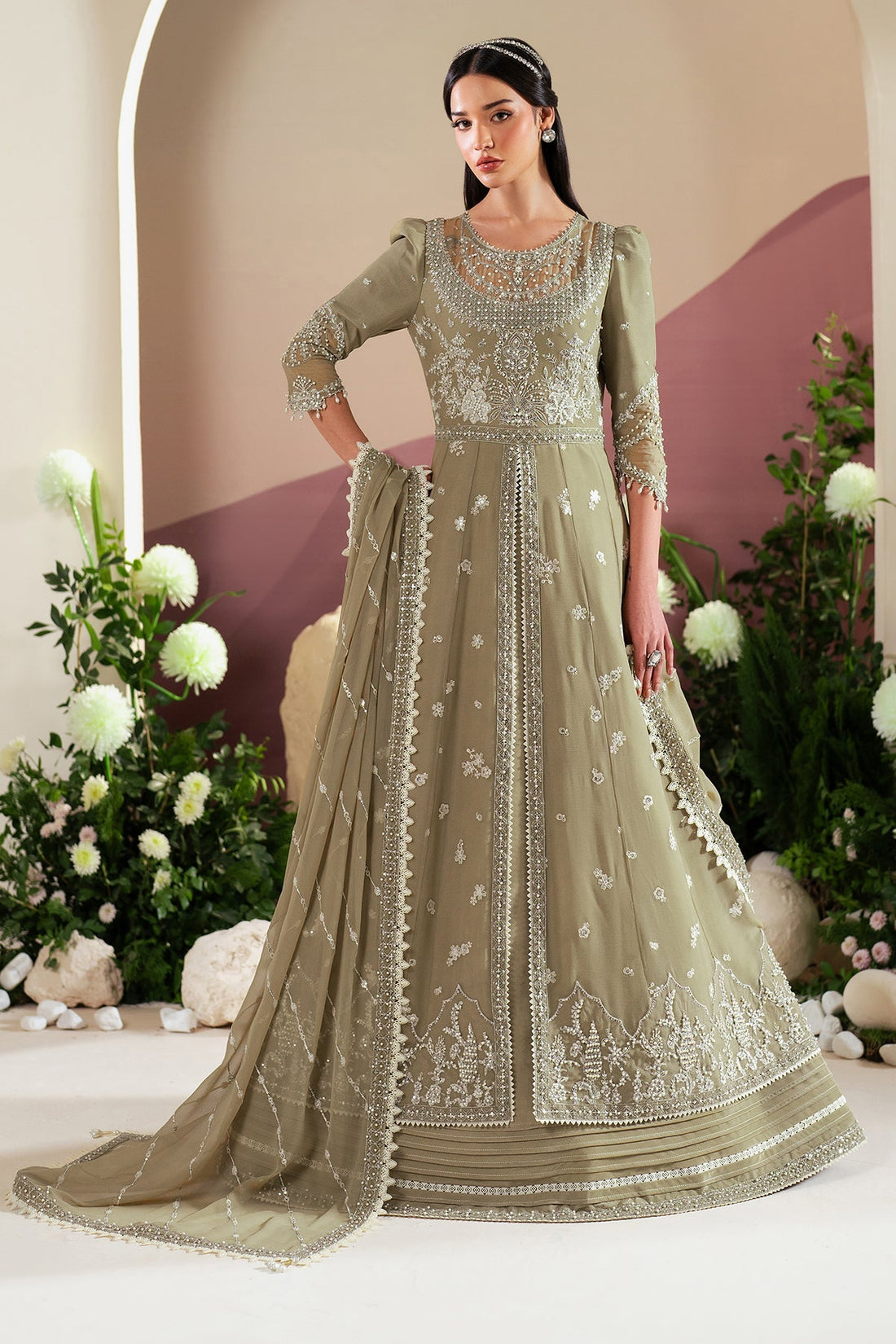 Alizeh | Handcrafted Eid Edit 25 | AF-HM-4040-Tunic - by - Libasekhas UK - Registered Vendor of : Alizeh - 100% Original Designer Dresss