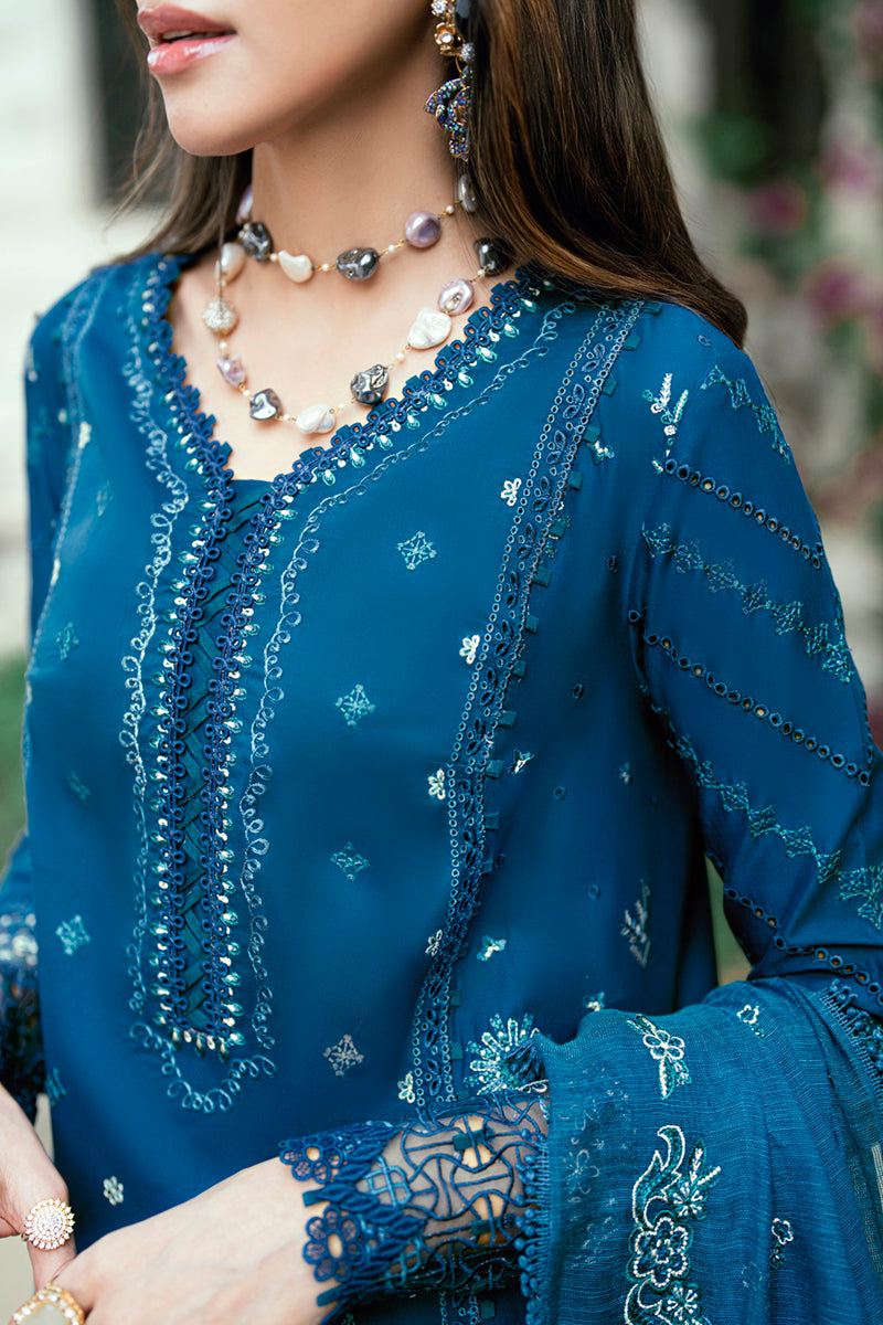 Qalamkar | Luxury Lawn Eid Edit | SB-11 Noray - by - Libasekhas UK - Registered Vendor of : Qalamkar - 100% Original Designer Dresss