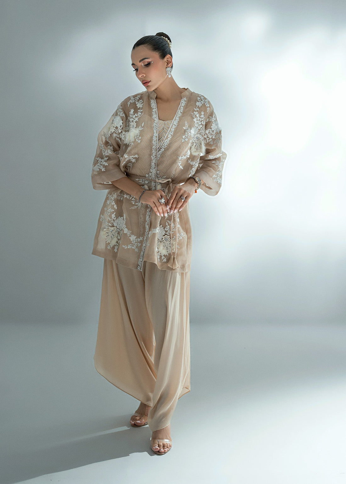 Umsha | Soiree De Rose | Moon & Muse - by Libasekhas UK - Registered Vendor of : Umsha - 100% Original Designer Dress