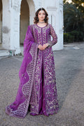 Maryams | Zeenat Luxury Formals | Crimson Bloom - Z-02 - by - Libasekhas UK - Registered Vendor of : Maryams - 100% Original Designer Dresss