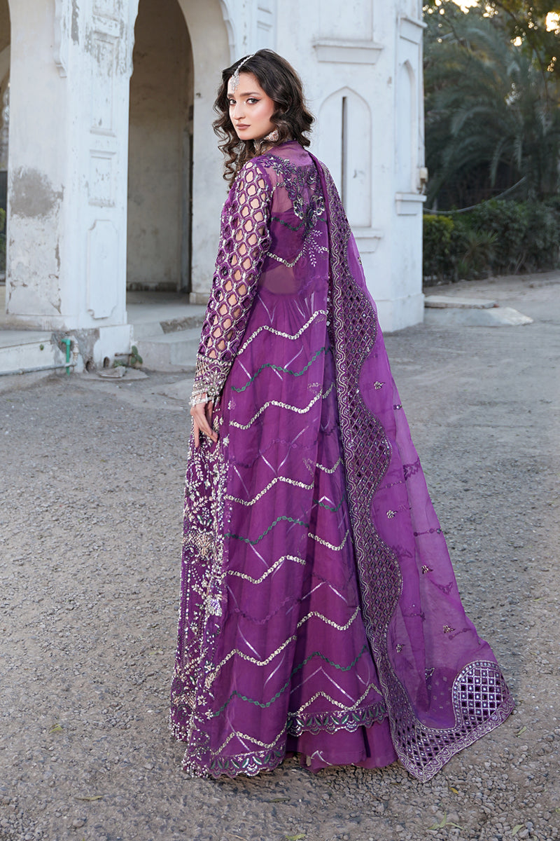 Maryams | Zeenat Luxury Formals | Crimson Bloom - Z-02 - by - Libasekhas UK - Registered Vendor of : Maryams - 100% Original Designer Dresss