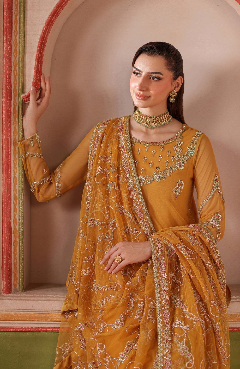Zarif | Falesia Formals | UNST-HF-04 SOHA - by Libasekhas UK - Registered Vendor of : Zarif - 100% Original Designer Dress