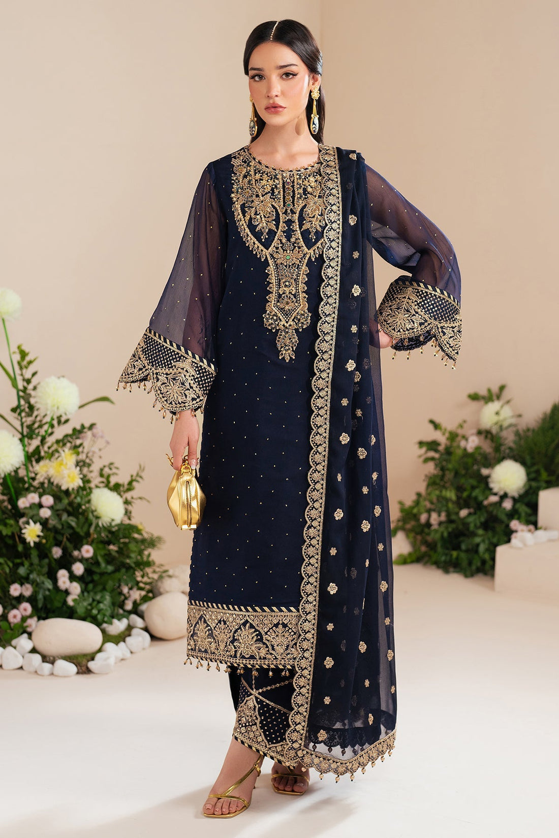 Alizeh | Handcrafted Eid Edit 25 | AF-HM-4037-Erina - by - Libasekhas UK - Registered Vendor of : Alizeh - 100% Original Designer Dresss