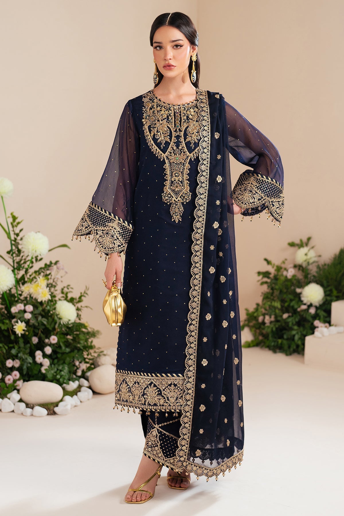 Alizeh | Handcrafted Eid Edit 25 | AF-HM-4037-Erina - by - Libasekhas UK - Registered Vendor of : Alizeh - 100% Original Designer Dresss