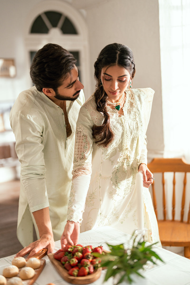 Qalamkar | Luxury Lawn Eid Edit | SB-10 Nadia - by - Libasekhas UK - Registered Vendor of : Qalamkar - 100% Original Designer Dresss