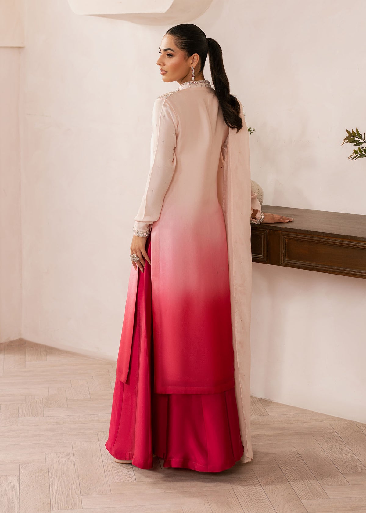 Dastoor | Rania Luxury Pret 25 | Coral - by - Libasekhas UK - Registered Vendor of : Dastoor - 100% Original Designer Dresss