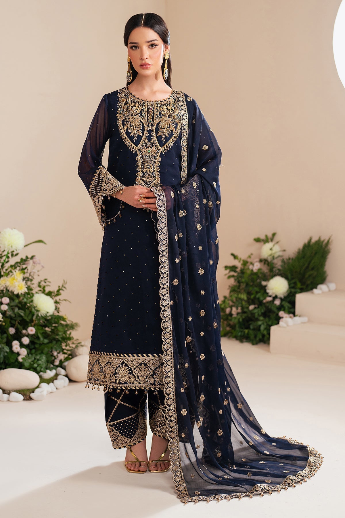 Alizeh | Handcrafted Eid Edit 25 | AF-HM-4037-Erina - by - Libasekhas UK - Registered Vendor of : Alizeh - 100% Original Designer Dresss