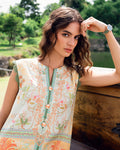 Roheenaz | Garden Veal Printed Lawn 25 | Gold Riddle - by - Libasekhas UK - Registered Vendor of : Roheenaz - 100% Original Designer Dresss