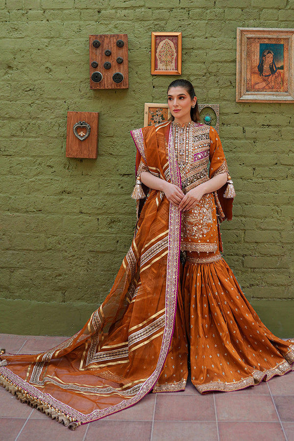 MNR | Zarlish Festive 25 | Zainab Reza in Ranjish - by Libasekhas UK - Registered Vendor of : MNR - 100% Original Designer Dress