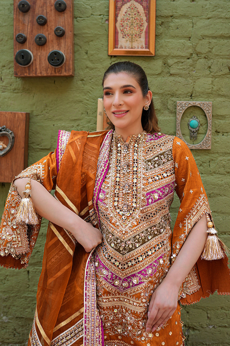 MNR | Zarlish Festive 25 | Zainab Reza in Ranjish - by Libasekhas UK - Registered Vendor of : MNR - 100% Original Designer Dress