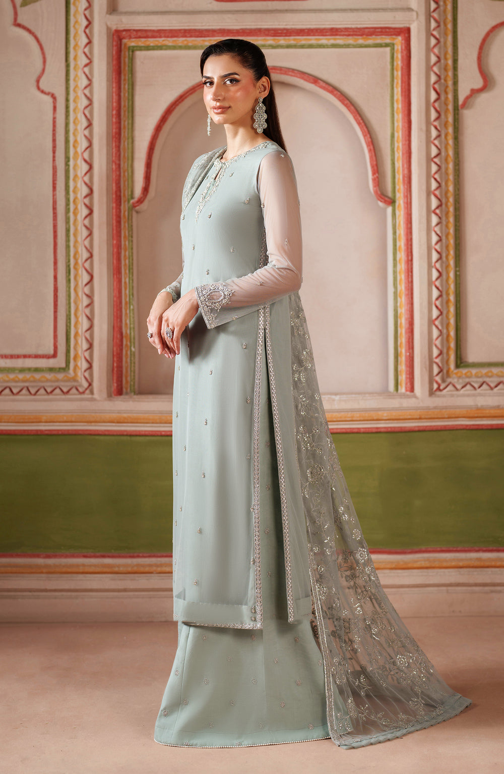 Zarif | Falesia Formals | UNST-HF-05 DINAAR - by Libasekhas UK - Registered Vendor of : Zarif - 100% Original Designer Dress