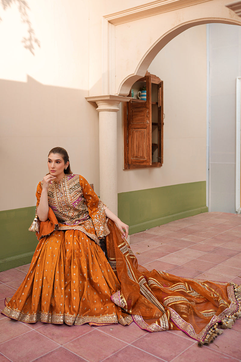 MNR | Zarlish Festive 25 | Zainab Reza in Ranjish - by Libasekhas UK - Registered Vendor of : MNR - 100% Original Designer Dress