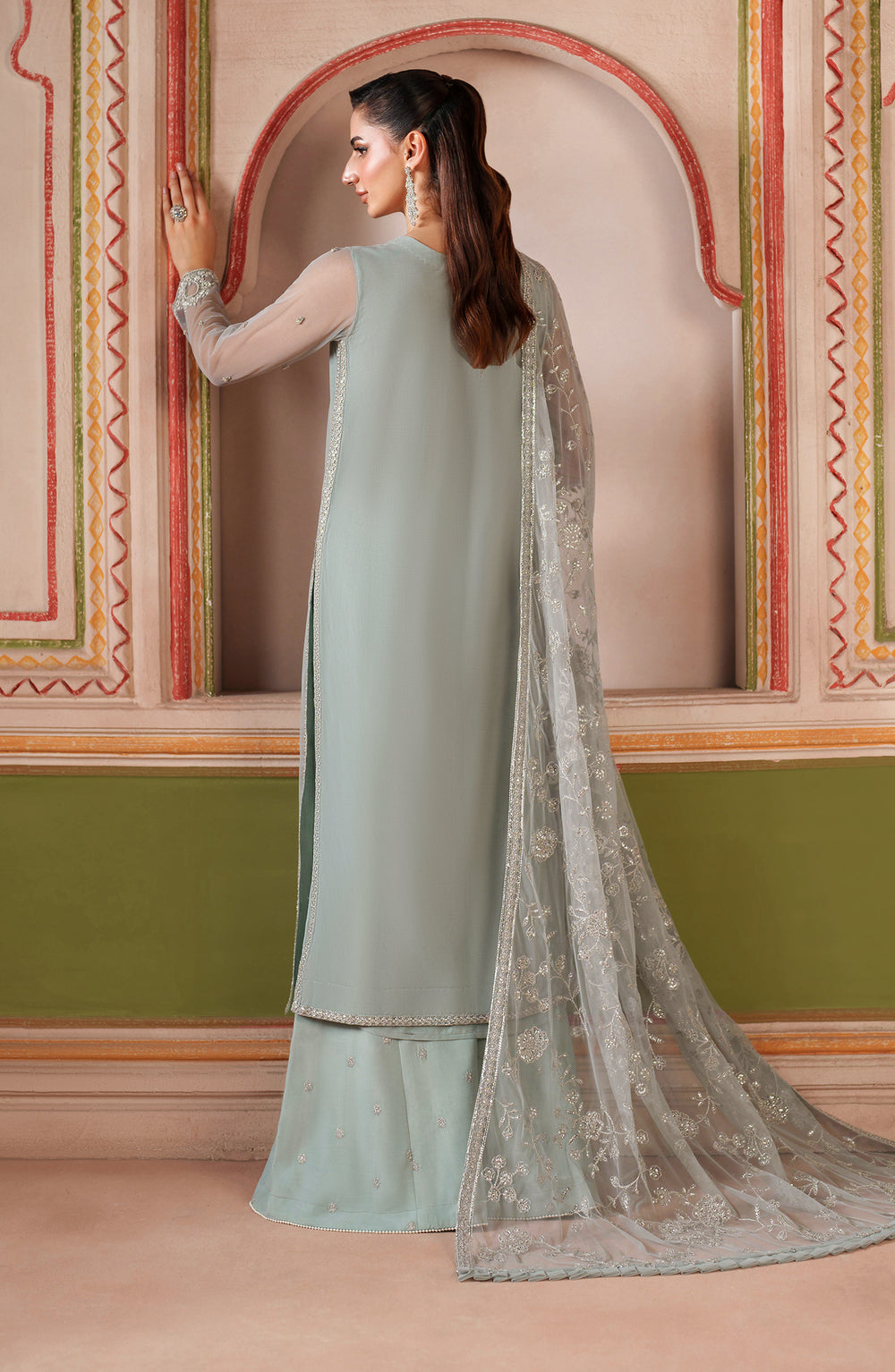 Zarif | Falesia Formals | UNST-HF-05 DINAAR - by Libasekhas UK - Registered Vendor of : Zarif - 100% Original Designer Dress