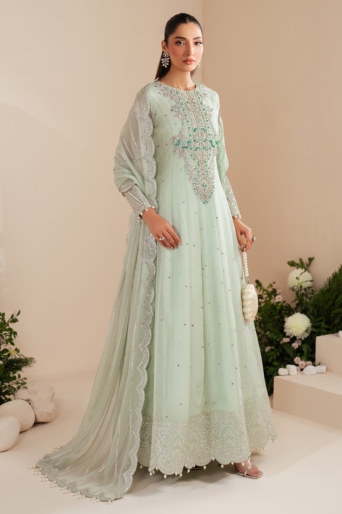 Alizeh | Handcrafted Eid Edit 25 | AF-HM-4035-Rimel - by - Libasekhas UK - Registered Vendor of : Alizeh - 100% Original Designer Dresss